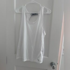 White under armour tank top